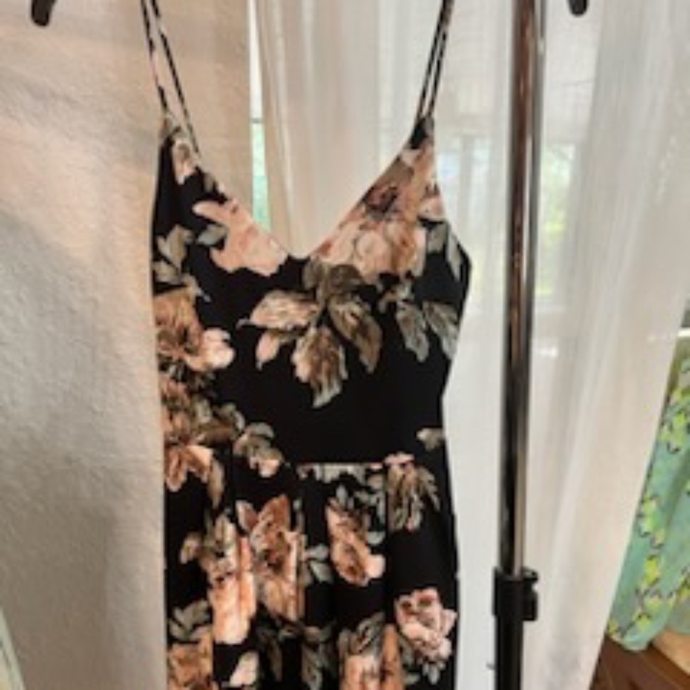 Floral A line dress